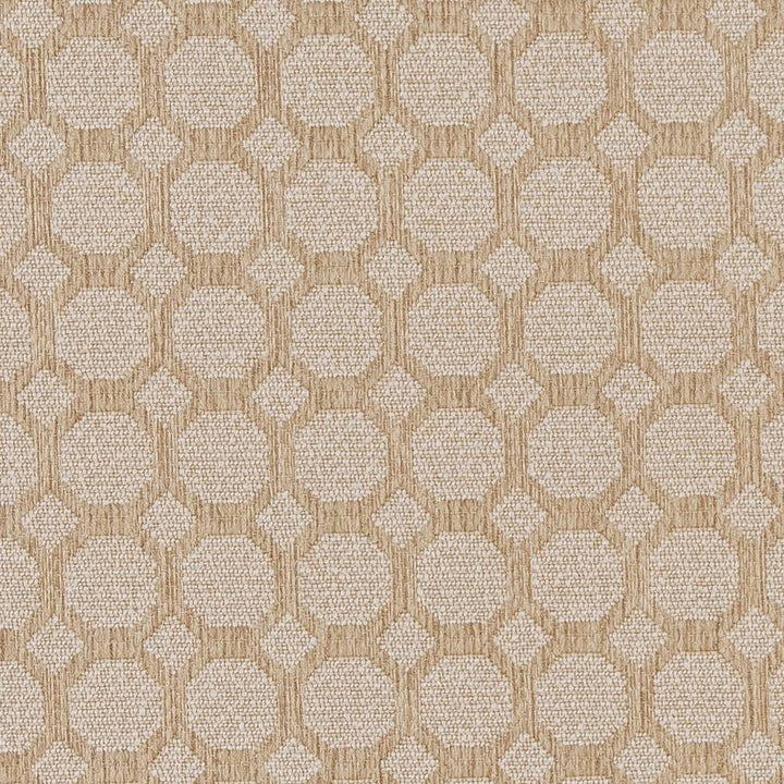 D1227 Cream Honeycomb by Charlotte Designer Fabric Mid Century Textures 100% Woven Polyester Asia Exceeds 100,000 Wyzenbeek Rubs (Heavy Duty) </p><p>Repeat: Horizontal: 1.75" x Vertical: 1.75" 54 Inches - Swanky Fabrics -