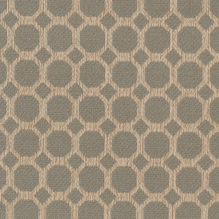 D1229 Mist Honeycomb by Charlotte Designer Fabric Mid Century Textures 100% Woven Polyester Asia Exceeds 100,000 Wyzenbeek Rubs (Heavy Duty) </p><p>Repeat: Horizontal: 1.75" x Vertical: 1.75" 54 Inches - Swanky Fabrics -