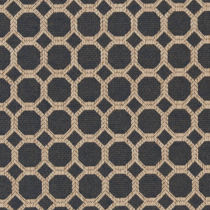D1230 Indigo Honeycomb by Charlotte Designer Fabric Mid Century Textures 100% Woven Polyester China Exceeds 100,000 Wyzenbeek Rubs (Heavy Duty) Horizontal 1.75" x Vertical 1.75" 54 Inches - Swanky Fabrics -