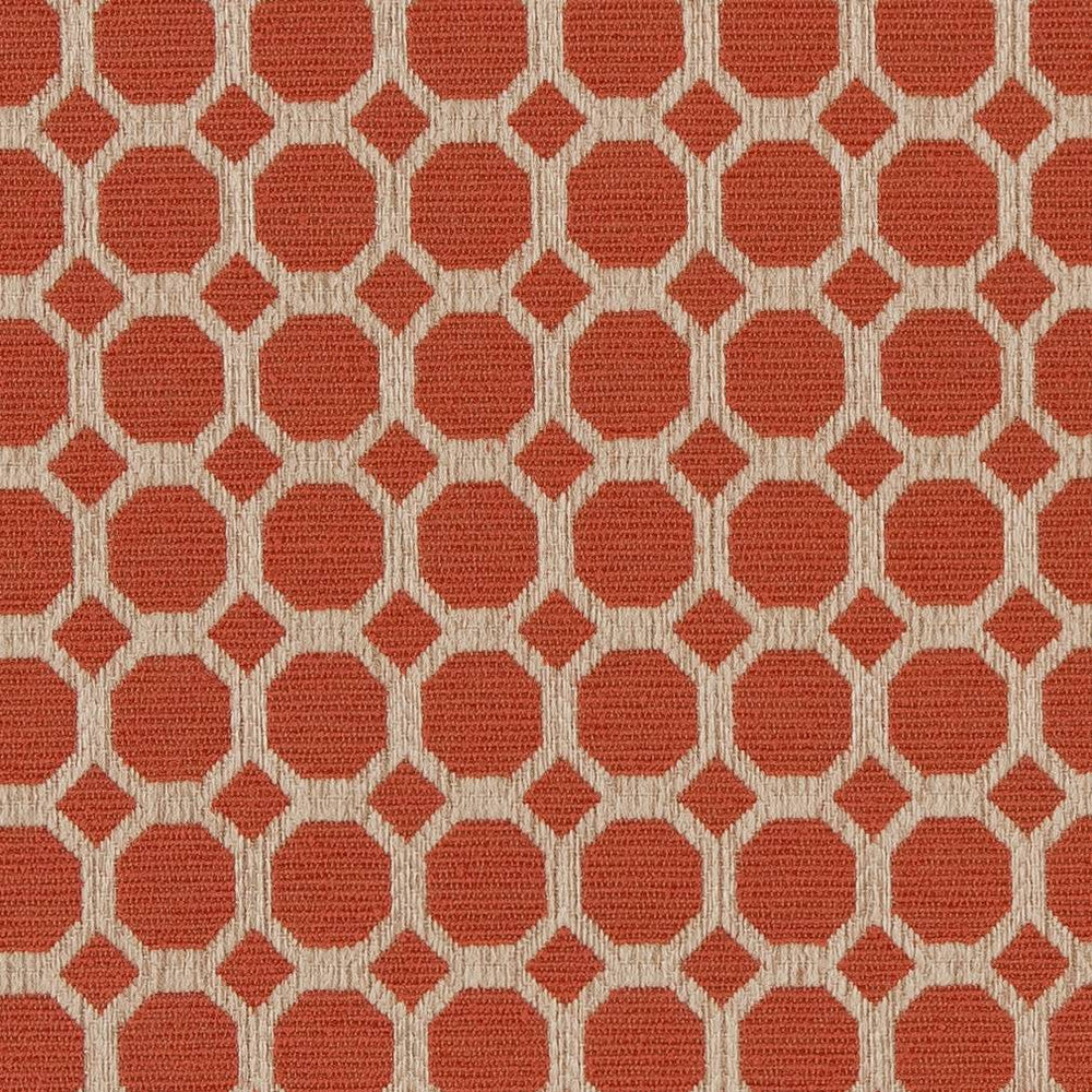 D1231 Spice Honeycomb by Charlotte Designer Fabric Mid Century Textures 100% Woven Polyester Asia Exceeds 100,000 Wyzenbeek Rubs (Heavy Duty) </p><p>Repeat: Horizontal: 1.75" x Vertical: 1.75" 54 Inches - Swanky Fabrics -