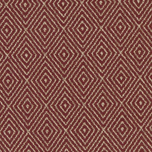 Charlotte Fabric D1239 Burgundy Diamond