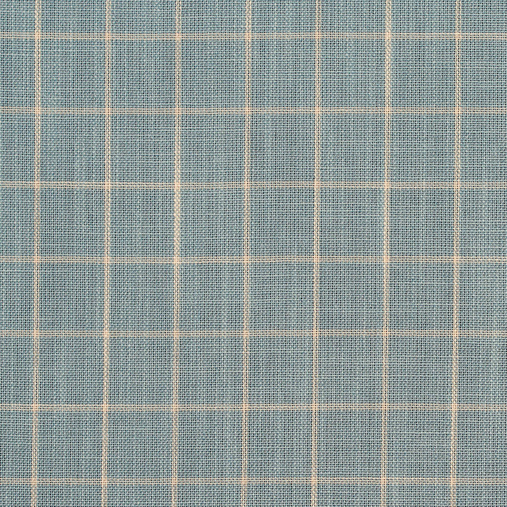 D125 Cornflower Checkerboard by Charlotte Designer Fabric Clubhouse Collection 100% Woven Polyester Asia Exceeds 120,000 Wyzenbeek Rubs (Heavy Duty) Horizontal: 1" x Vertical: 1" 54 Inches - Swanky Fabrics -
