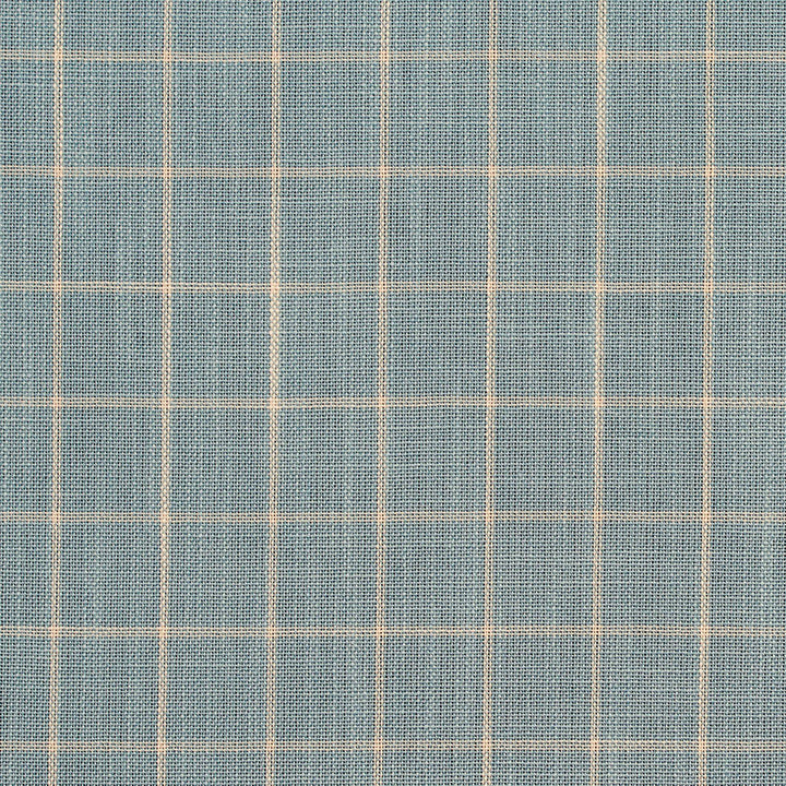 D125 Cornflower Checkerboard by Charlotte Designer Fabric Clubhouse Collection 100% Woven Polyester Asia Exceeds 120,000 Wyzenbeek Rubs (Heavy Duty) Horizontal: 1" x Vertical: 1" 54 Inches - Swanky Fabrics -