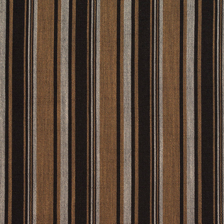 D131 Onyx Stripe by Charlotte Designer Fabric Clubhouse Collection 100% Woven Polyester Asia Exceeds 120,000 Wyzenbeek Rubs (Heavy Duty) Horizontal: 3.75" 54 Inches - Swanky Fabrics -