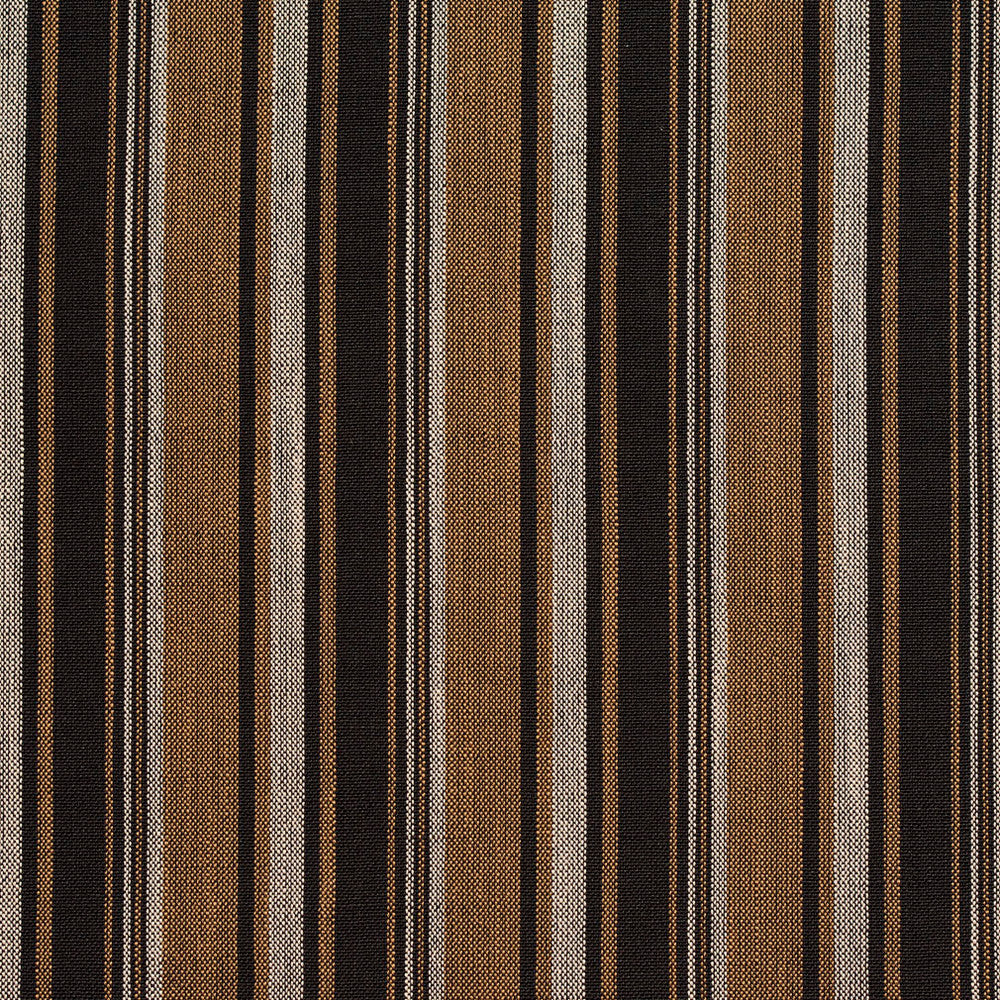 D131 Onyx Stripe by Charlotte Designer Fabric Clubhouse Collection 100% Woven Polyester Asia Exceeds 120,000 Wyzenbeek Rubs (Heavy Duty) Horizontal: 3.75" 54 Inches - Swanky Fabrics -