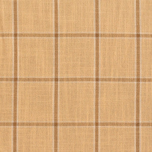 Charlotte Fabric D135 Wheat Windowpane