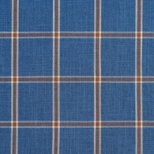 Charlotte Fabric D137 Wedgewood Windowpane