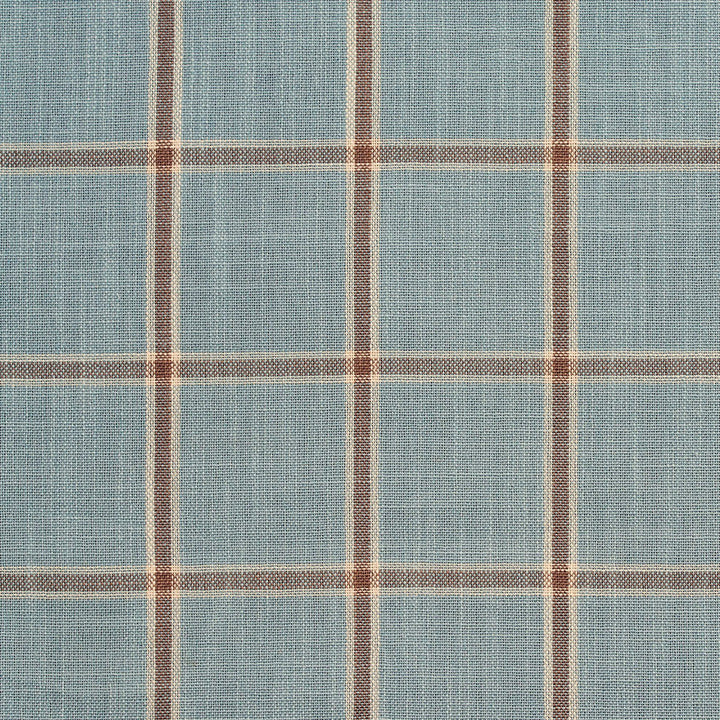 D139 Cornflower Windowpane by Charlotte Designer Fabric Clubhouse Collection 100% Woven Polyester Asia Exceeds 120,000 Wyzenbeek Rubs (Heavy Duty) </p><p>Repeat: Horizontal: 2.75" x Vertical: 2.75" 54 Inches - Swanky Fabrics -