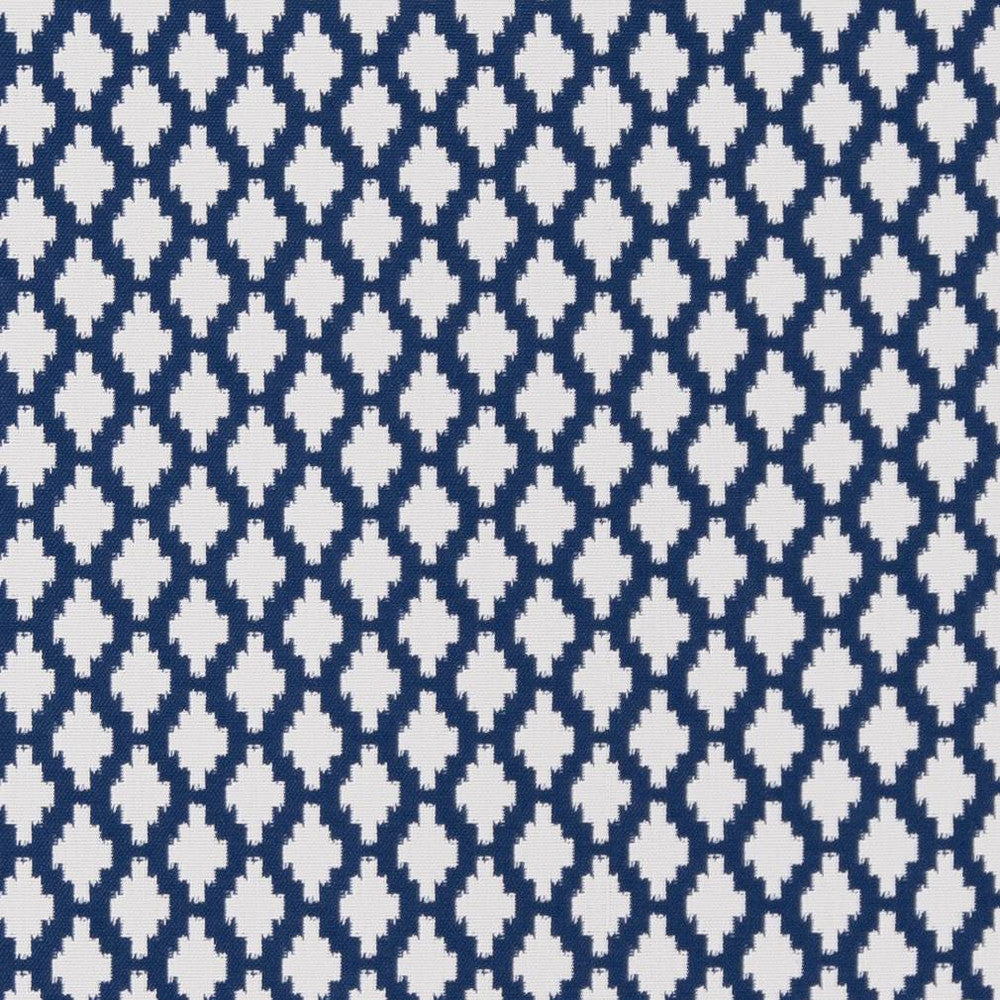D1429 Indigo Inca by Charlotte Designer Fabric Vibrant Wovens 100% Woven Polypropylene Europe Exceeds 100,000 Wyzenbeek Rubs (Heavy Duty) Horizontal 1.25" x Vertical 1.25" 54 Inches - Swanky Fabrics -