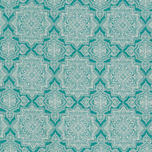 Charlotte Fabric D1434 Lagoon Mandala