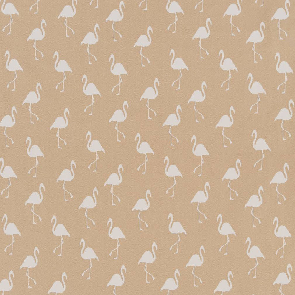D1437 Ecru Flamingo by Charlotte Designer Fabric Vibrant Wovens 100% Polypropylene Europe Exceeds 100,000 Wyzenbeek Rubs (Heavy Duty) </p><p>Repeat: Horizontal: 14.5" x Vertical: 14" 54 Inches - Swanky Fabrics -