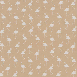 Charlotte Fabric D1437 Ecru Flamingo
