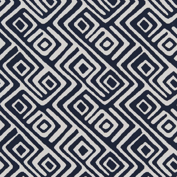D1442 Nautical Labyrinth by Charlotte Designer Fabric Vibrant Wovens 100% Polypropylene Europe Exceeds 100,000 Wyzenbeek Rubs (Heavy Duty) </p><p>Repeat: Horizontal: 14" x Vertical: 9.5" 54 Inches - Swanky Fabrics -