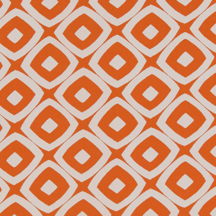 D1457 Tangerine Mayan by Charlotte Designer Fabric Vibrant Wovens 100% Polypropylene Europe Exceeds 100,000 Wyzenbeek Rubs (Heavy Duty) </p><p>Repeat: Horizontal: 4.5" x Vertical: 4" 54 Inches - Swanky Fabrics -