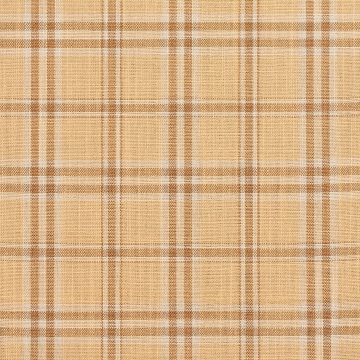 D149 Wheat Tartan by Charlotte Designer Fabric Clubhouse Collection 100% Woven Polyester Asia Exceeds 120,000 Wyzenbeek Rubs (Heavy Duty) Horizontal: 3.75" x Vertical: 3.75" 54 Inches - Swanky Fabrics -