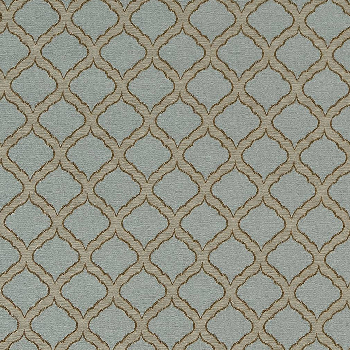 D1533 Seaglass Ogee by Charlotte Designer Fabric Elegant Damasks 100% Woven Polyester Turkey Exceeds 50,000 Wyzenbeek Rubs (Heavy Duty) Horizontal 2" x Vertical 2" 54 Inches - Swanky Fabrics -