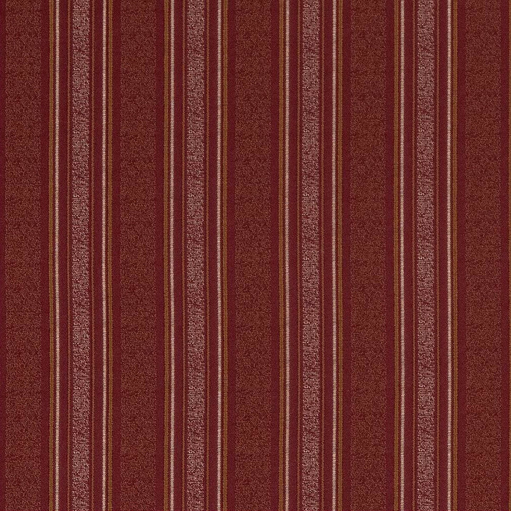 D1539 Merlot Stripe by Charlotte Designer Fabric Elegant Damasks 100% Woven Polyester Turkey Exceeds 50,000 Wyzenbeek Rubs (Heavy Duty) </p><p>Repeat: Horizontal: 2.25" 54 Inches - Swanky Fabrics -