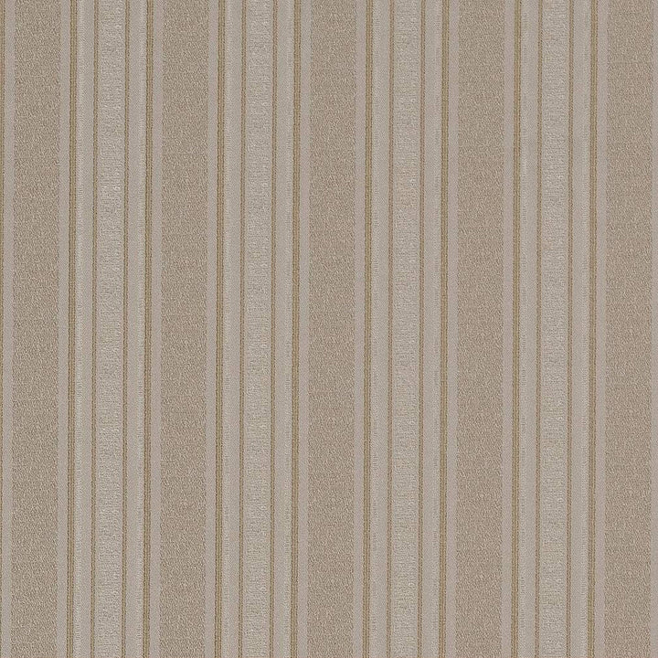 D1542 Pewter Stripe by Charlotte Designer Fabric Elegant Damasks 100% Woven Polyester Turkey Exceeds 50,000 Wyzenbeek Rubs (Heavy Duty) Horizontal 2.25" 54 Inches - Swanky Fabrics -