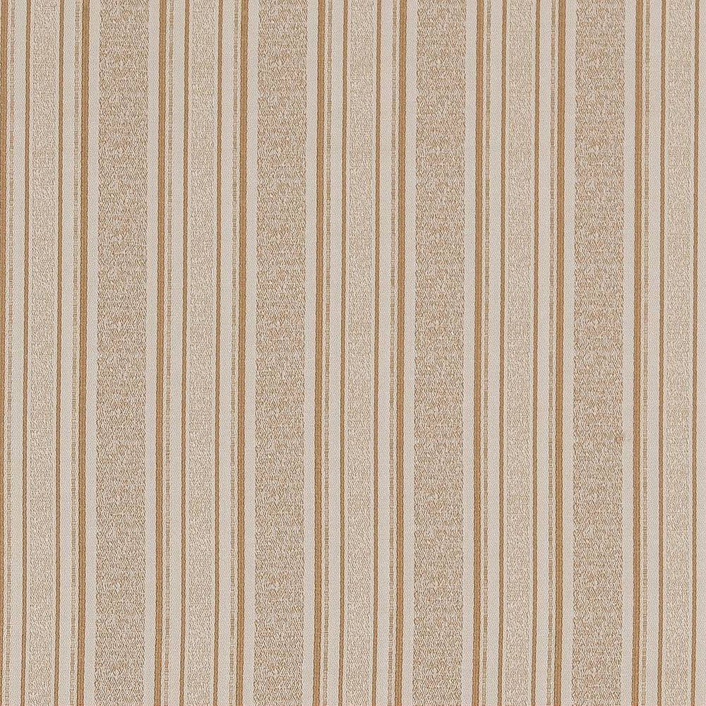 D1543 Parchment Stripe by Charlotte Designer Fabric Elegant Damasks 100% Woven Polyester Turkey Exceeds 50,000 Wyzenbeek Rubs (Heavy Duty) Horizontal 2.25" 54 Inches - Swanky Fabrics -