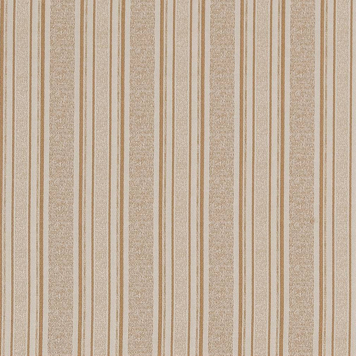 D1543 Parchment Stripe by Charlotte Designer Fabric Elegant Damasks 100% Woven Polyester Turkey Exceeds 50,000 Wyzenbeek Rubs (Heavy Duty) Horizontal 2.25" 54 Inches - Swanky Fabrics -