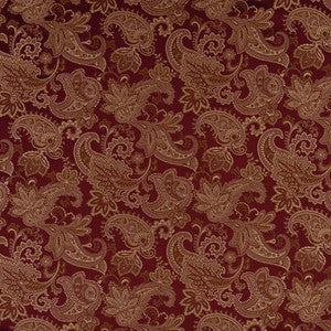 Charlotte Fabric D1555 Merlot Paisley
