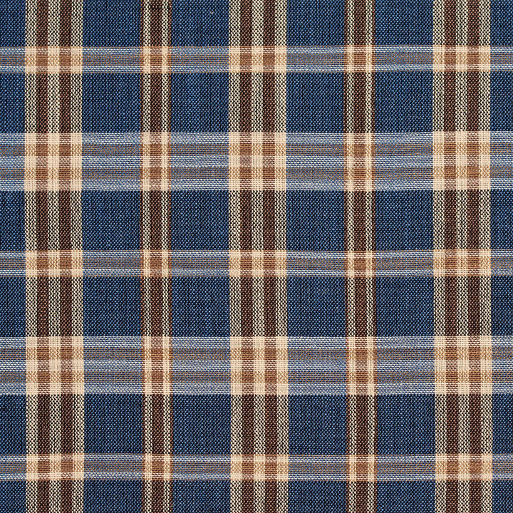 D155 Indigo Tartan by Charlotte Designer Fabric Clubhouse Collection 100% Woven Polyester Asia Exceeds 120,000 Wyzenbeek Rubs (Heavy Duty) </p><p>Repeat: Horizontal: 3.75" x Vertical: 3.75" 54 Inches - Swanky Fabrics -