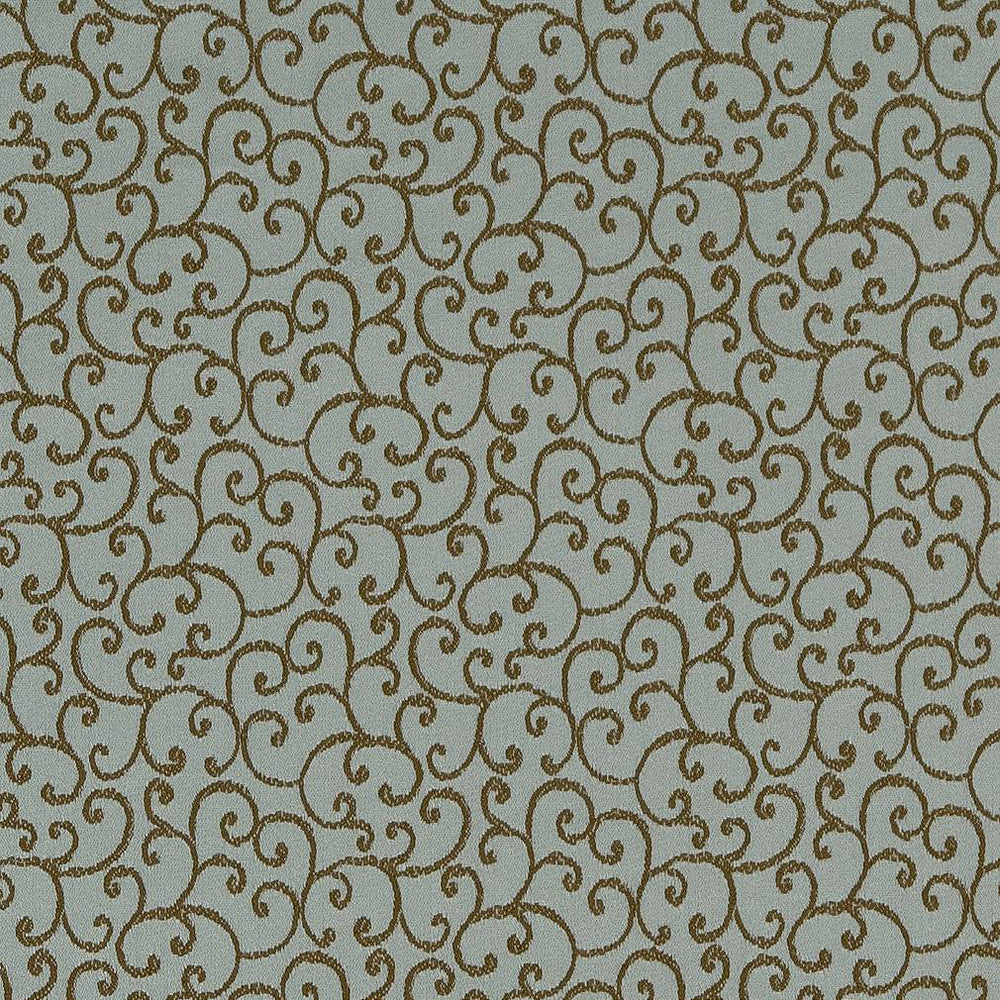 D1565 Seaglass Vine by Charlotte Designer Fabric Elegant Damasks 100% Woven Polyester Turkey Exceeds 50,000 Wyzenbeek Rubs (Heavy Duty) Horizontal 3.25" x Vertical 3.25" 54 Inches - Swanky Fabrics -
