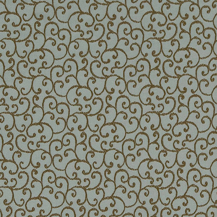 D1565 Seaglass Vine by Charlotte Designer Fabric Elegant Damasks 100% Woven Polyester Turkey Exceeds 50,000 Wyzenbeek Rubs (Heavy Duty) Horizontal 3.25" x Vertical 3.25" 54 Inches - Swanky Fabrics -
