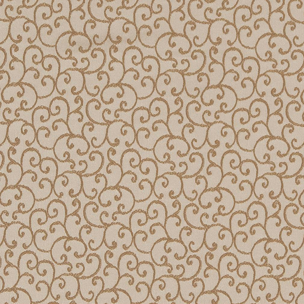 D1567 Parchment Vine by Charlotte Designer Fabric Elegant Damasks 100% Woven Polyester Turkey Exceeds 50,000 Wyzenbeek Rubs (Heavy Duty) Horizontal 3.25" x Vertical 3.25" 54 Inches - Swanky Fabrics -