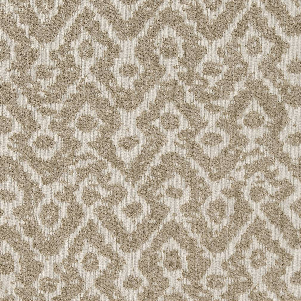D1629 Taupe by Charlotte Designer Fabric Eco Patterns 100% Polypropylene Made In USA Exceeds 60,000 Wyzenbeek Rubs (Heavy Duty) </p><p>Repeat: Horizontal: 5.5" x Vertical: 7" 54 Inches - Swanky Fabrics -