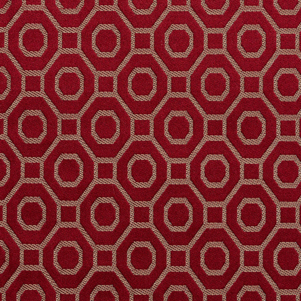 D162 Merlot by Charlotte Designer Fabric Sateens 100% Woven Polyester Asia Exceeds 100,000 Wyzenbeek Rubs (Heavy Duty) Horizontal: 2" x Vertical: 2.25" 54 Inches - Swanky Fabrics -