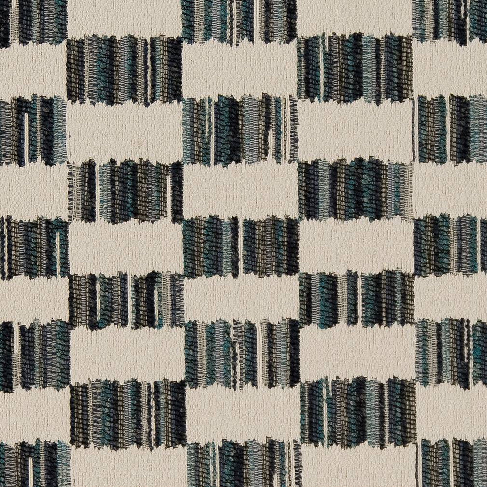 D1638 Coastal by Charlotte Designer Fabric Eco Patterns 100% Woven Polypropylene Made In USA Exceeds 60,000 Wyzenbeek Rubs (Heavy Duty) Horizontal 4.5" x Vertical 2.5" 54 Inches - Swanky Fabrics -