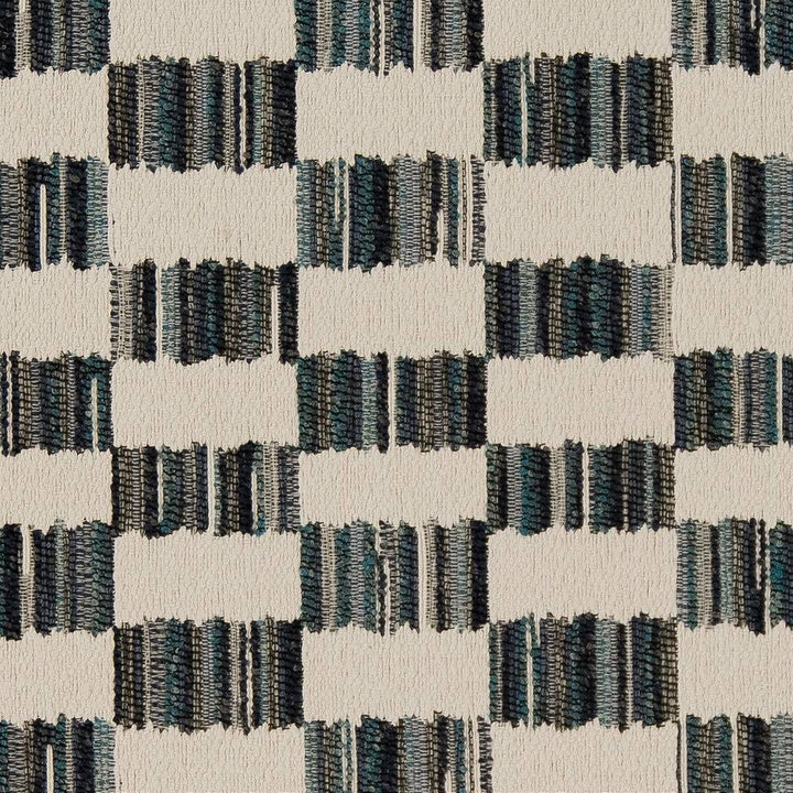 D1638 Coastal by Charlotte Designer Fabric Eco Patterns 100% Woven Polypropylene Made In USA Exceeds 60,000 Wyzenbeek Rubs (Heavy Duty) Horizontal 4.5" x Vertical 2.5" 54 Inches - Swanky Fabrics -