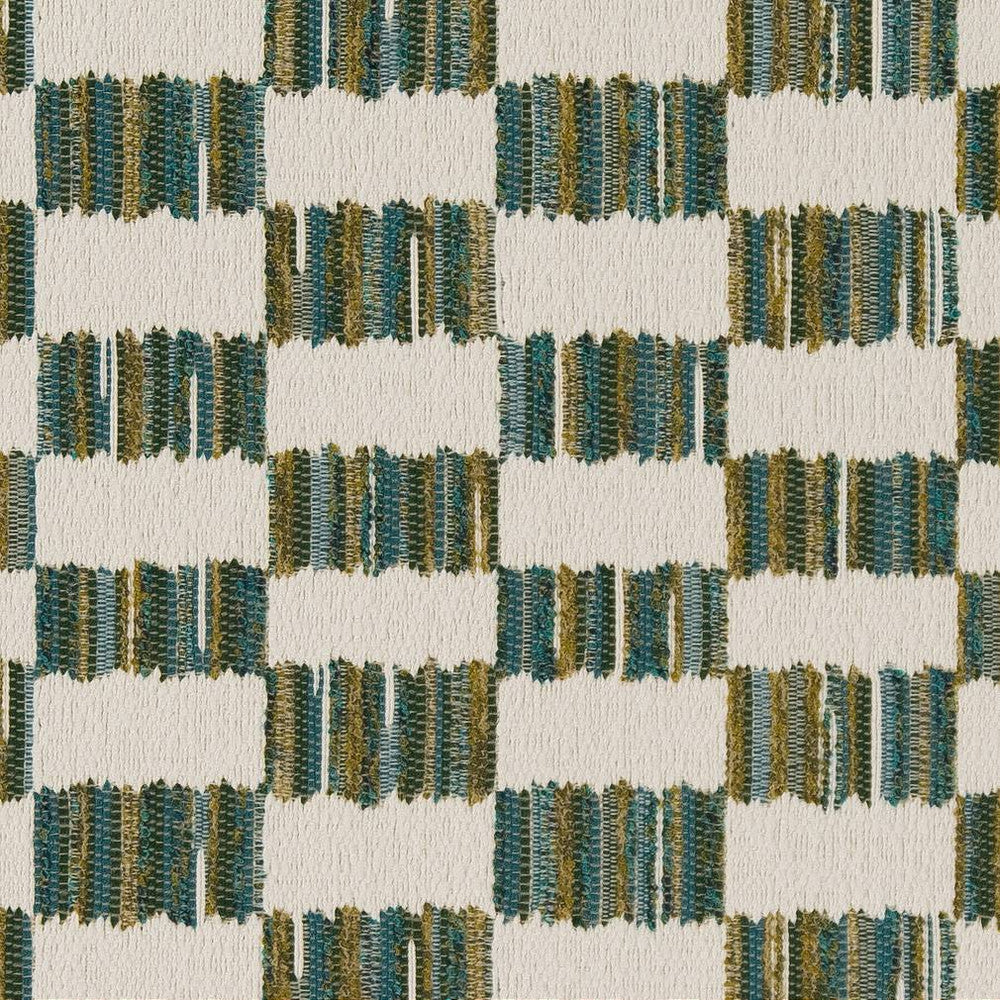 D1639 Lagoon by Charlotte Designer Fabric Eco Patterns 100% Polypropylene Made In USA Exceeds 60,000 Wyzenbeek Rubs (Heavy Duty) </p><p>Repeat: Horizontal: 4.5" x Vertical: 2.5" 54 Inches - Swanky Fabrics -
