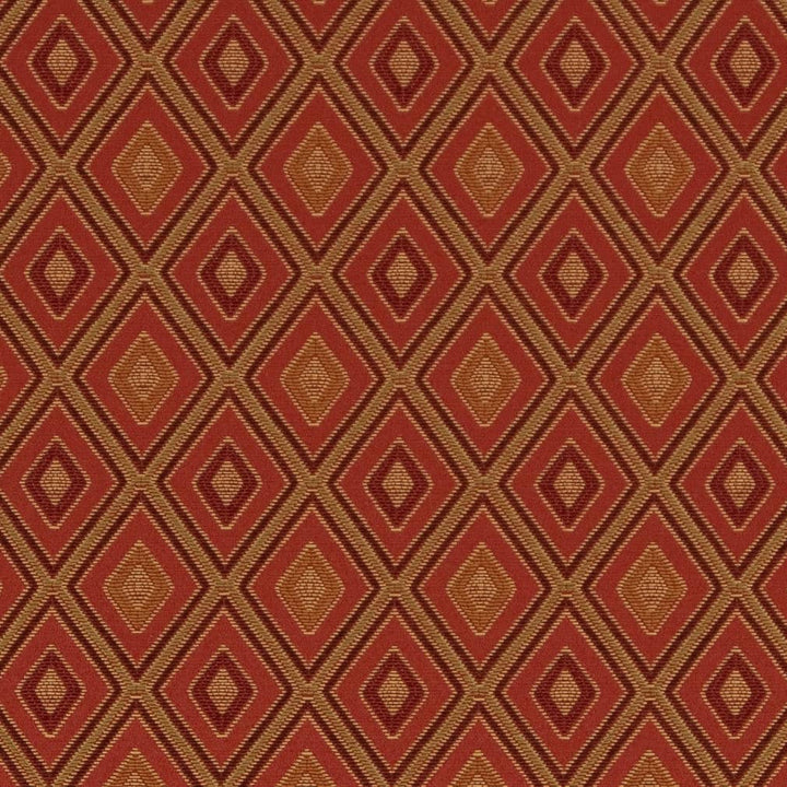 D1800 Sienna Margot by Charlotte Designer Fabric Vintage Elegance 100% Woven Polyester Asia Exceeds 120,000 Wyzenbeek Rubs (Heavy Duty) </p><p>Repeat: Horizontal: 2" x Vertical: 2.5" 54 Inches - Swanky Fabrics -