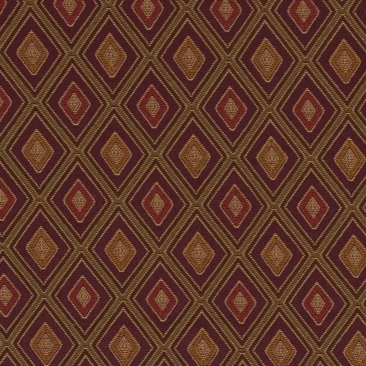 D1806 Aubergine Margot by Charlotte Designer Fabric Vintage Elegance 100% Woven Polyester Asia Exceeds 120,000 Wyzenbeek Rubs (Heavy Duty) </p><p>Repeat: Horizontal: 2" x Vertical: 2.5" 54 Inches - Swanky Fabrics -