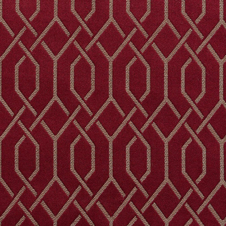 D182 Merlot Lattice by Charlotte Designer Fabric Sateens 100% Woven Polyester Asia Exceeds 100,000 Wyzenbeek Rubs (Heavy Duty) </p><p>Repeat: Horizontal: 2" x Vertical: 2.75" 54 Inches - Swanky Fabrics -