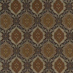 Charlotte Fabric D1834 Walnut Antoinette