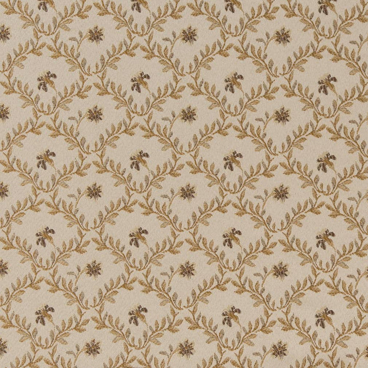 D1847 Champagne Juliet by Charlotte Designer Fabric Vintage Elegance 100% Woven Polyester Asia Exceeds 120,000 Wyzenbeek Rubs (Heavy Duty) </p><p>Repeat: Horizontal: 4" x Vertical: 3.25" 54 Inches - Swanky Fabrics -