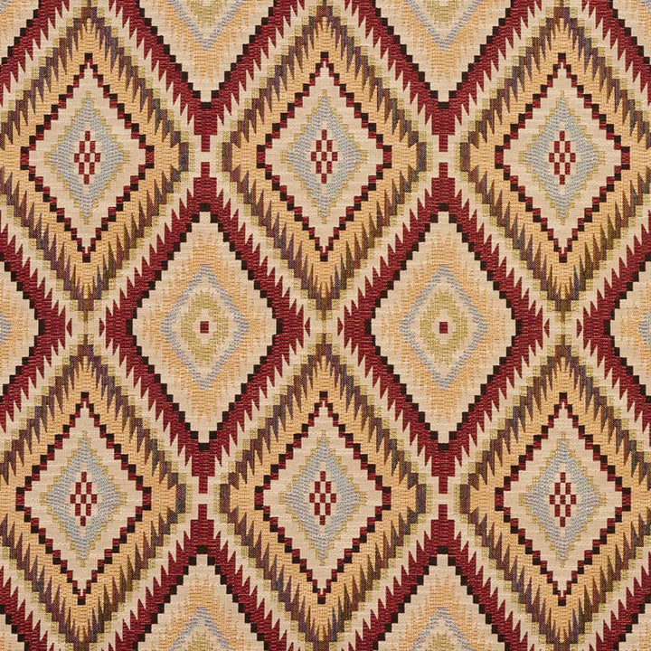 D2005 Veranda by Charlotte Designer Fabric Southwest 82% Polyester, 18% Cotton Asia Exceeds 90,000 Wyzenbeek Rubs (Heavy Duty) </p><p>Repeat: Horizontal: 7" x Vertical: 10" 54 Inches - Swanky Fabrics -