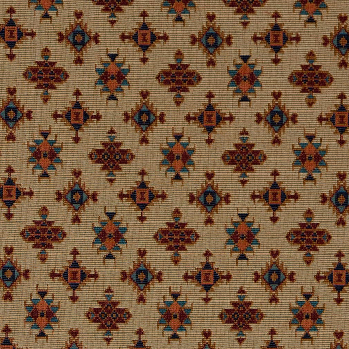 D2013 Parchment by Charlotte Designer Fabric Southwest 62% Cotton, 38% Polyester Made In USA Exceeds 100,000 Wyzenbeek Rubs (Heavy Duty) </p><p>Repeat: Horizontal: 6" x Vertical: 7" 54 Inches - Swanky Fabrics -