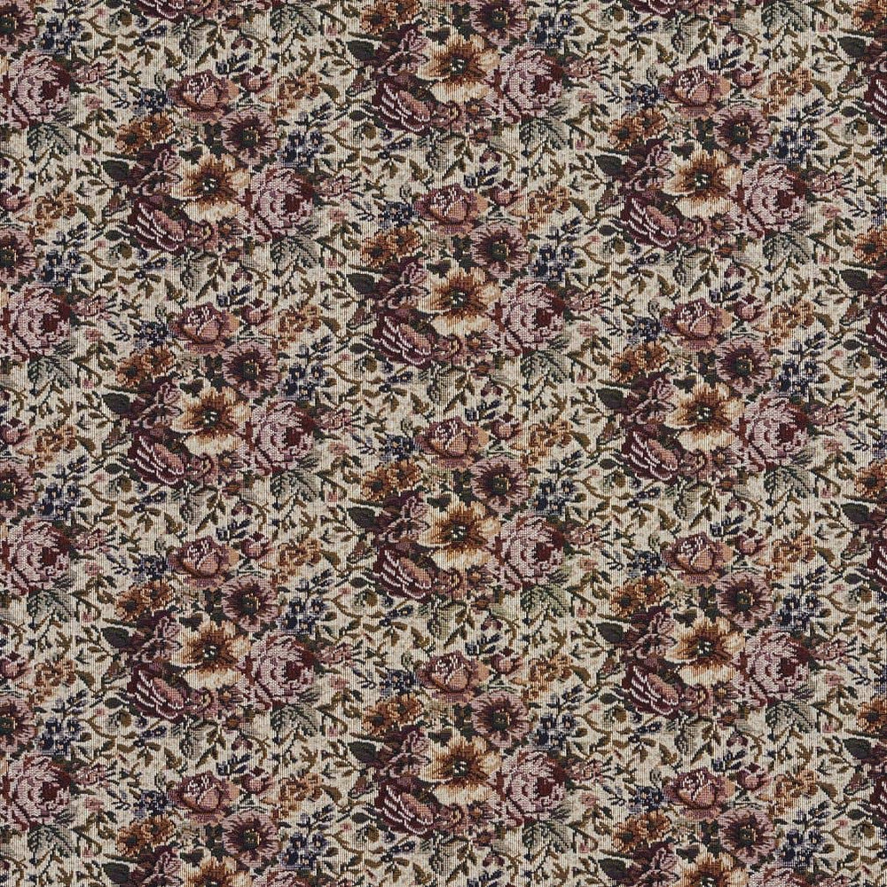 D2041 Bouquet by Charlotte Designer Fabric Tapestry Classics II 39% Olefin, 32% Polyester, 29% Cotton Asia Exceeds 100,000 Wyzenbeek Rubs (Heavy Duty) </p><p>Repeat: Horizontal: 13.5" x Vertical: 7" 54 Inches - Swanky Fabrics -