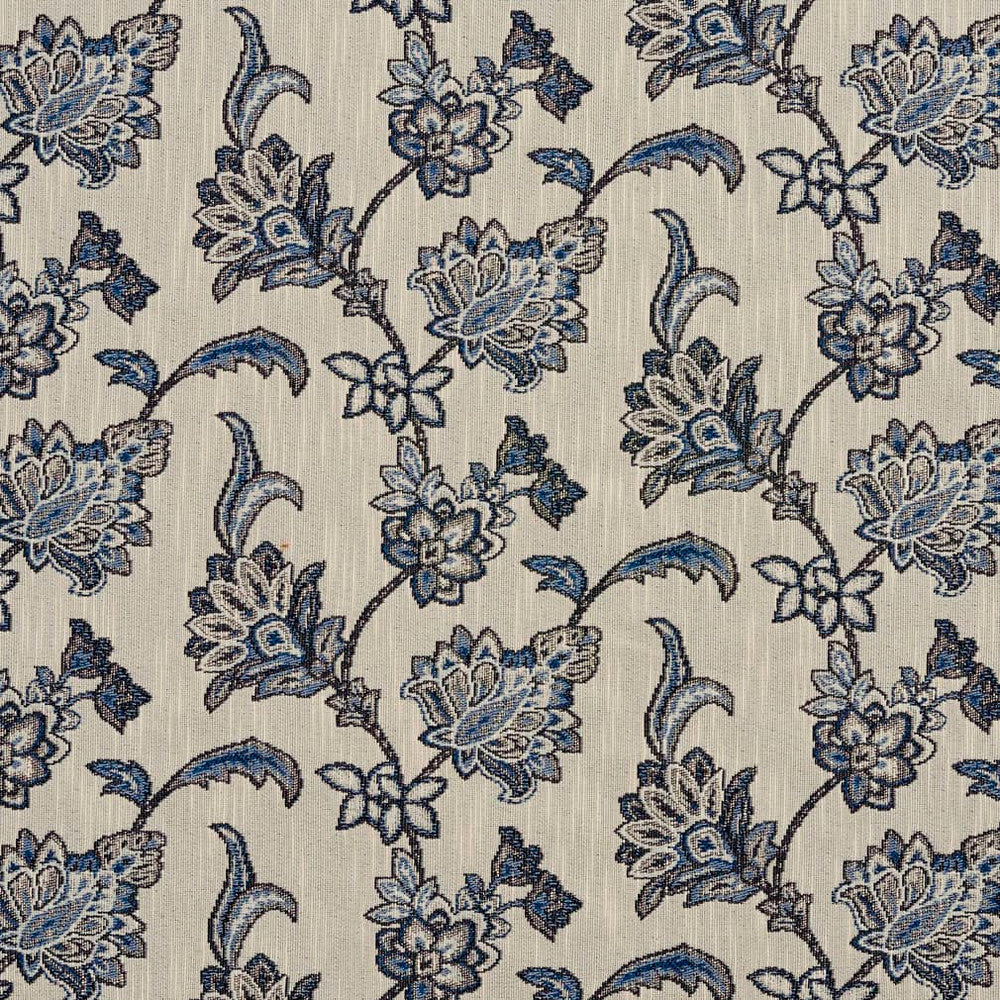 D2051 Persian Blue by Charlotte Designer Fabric Tapestry Classics II 39% Cotton, 38% Polyester, 23% Olefin Canada Exceeds 100,000 Wyzenbeek Rubs (Heavy Duty) </p><p>Repeat: Horizontal: 14" x Vertical: 7" 54 Inches - Swanky Fabrics -