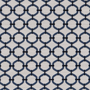 Charlotte Fabric D2174 Wedgewood Lattice