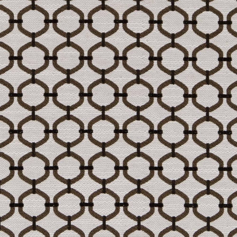 D2178 Truffle Lattice by Charlotte Designer Fabric Small Scale Patterns 100% Woven Polyester Asia Exceeds 100,000 Wyzenbeek Rubs (Heavy Duty) </p><p>Repeat: Horizontal: 1.5" x Vertical: 1.5" 54 Inches - Swanky Fabrics -