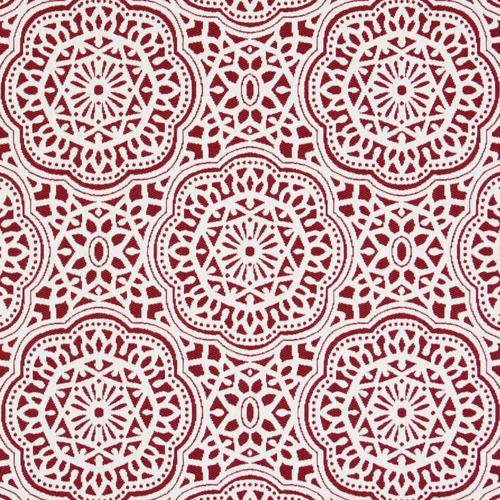 D2548 Apple by Charlotte Designer Fabric Veranda 100% Polypropylene USA Exceeds 60,000 Wyzenbeek Rubs </p><p>Repeat: Horizontal 13" x Vertical 14" 54 Inches - Swanky Fabrics -