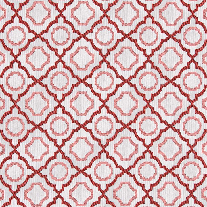 D2561 Strawberry by Charlotte Designer Fabric Veranda 100% Polypropylene USA Exceeds 60,000 Wyzenbeek Rubs </p><p>Repeat: Horizontal 3.5" x Vertical 3.5" 54 Inches - Swanky Fabrics -