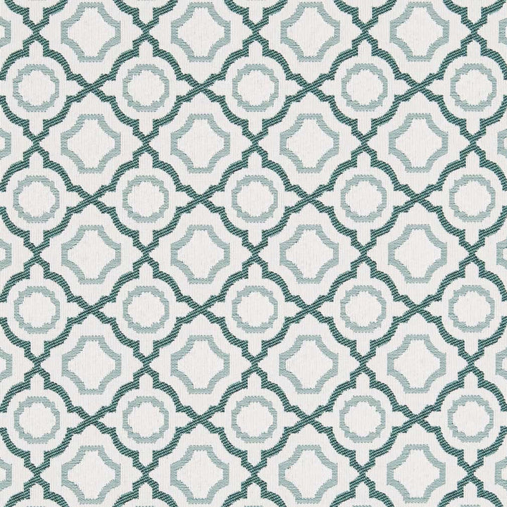 D2562 Lagoon by Charlotte Designer Fabric Veranda 100% Polypropylene USA Exceeds 60,000 Wyzenbeek Rubs </p><p>Repeat: Horizontal 3.5" x Vertical 3.5" 54 Inches - Swanky Fabrics -