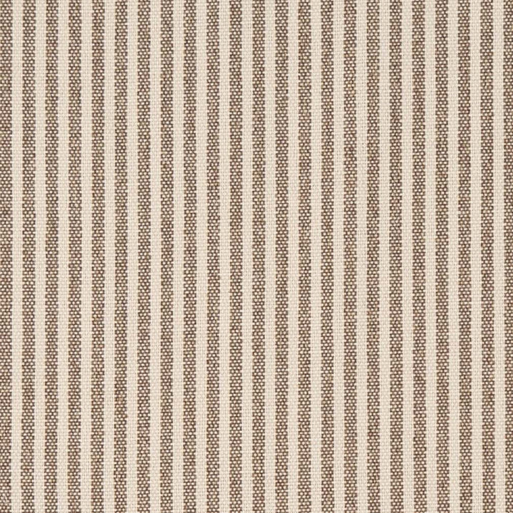 D2585 Ticking Cafe by Charlotte Designer Fabric Classic Wovens 51% Cotton, 49% Recycled Polyester USA Exceeds 80,000 Wyzenbeek Rubs </p><p>Repeat: Horizontal .5" 54 Inches - Swanky Fabrics -
