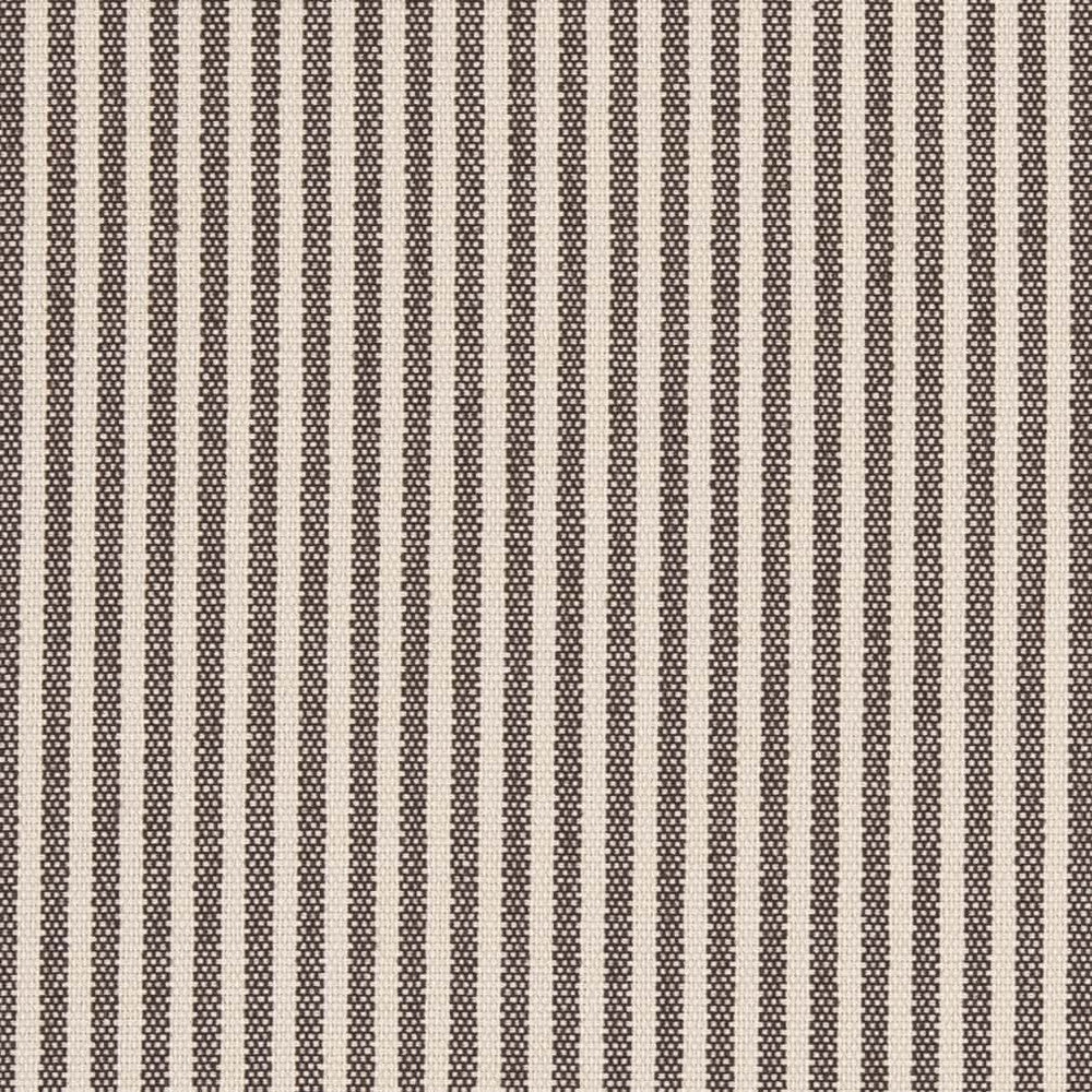 D2589 Ticking Walnut by Charlotte Designer Fabric Classic Wovens 51% Cotton, 49% Recycled Polyester USA Exceeds 80,000 Wyzenbeek Rubs </p><p>Repeat: Horizontal .5" 54 Inches - Swanky Fabrics -